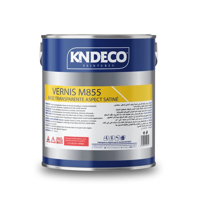 kndeco-vernis-m855-transparent-satine-bois-application-verticale-algerie.webp