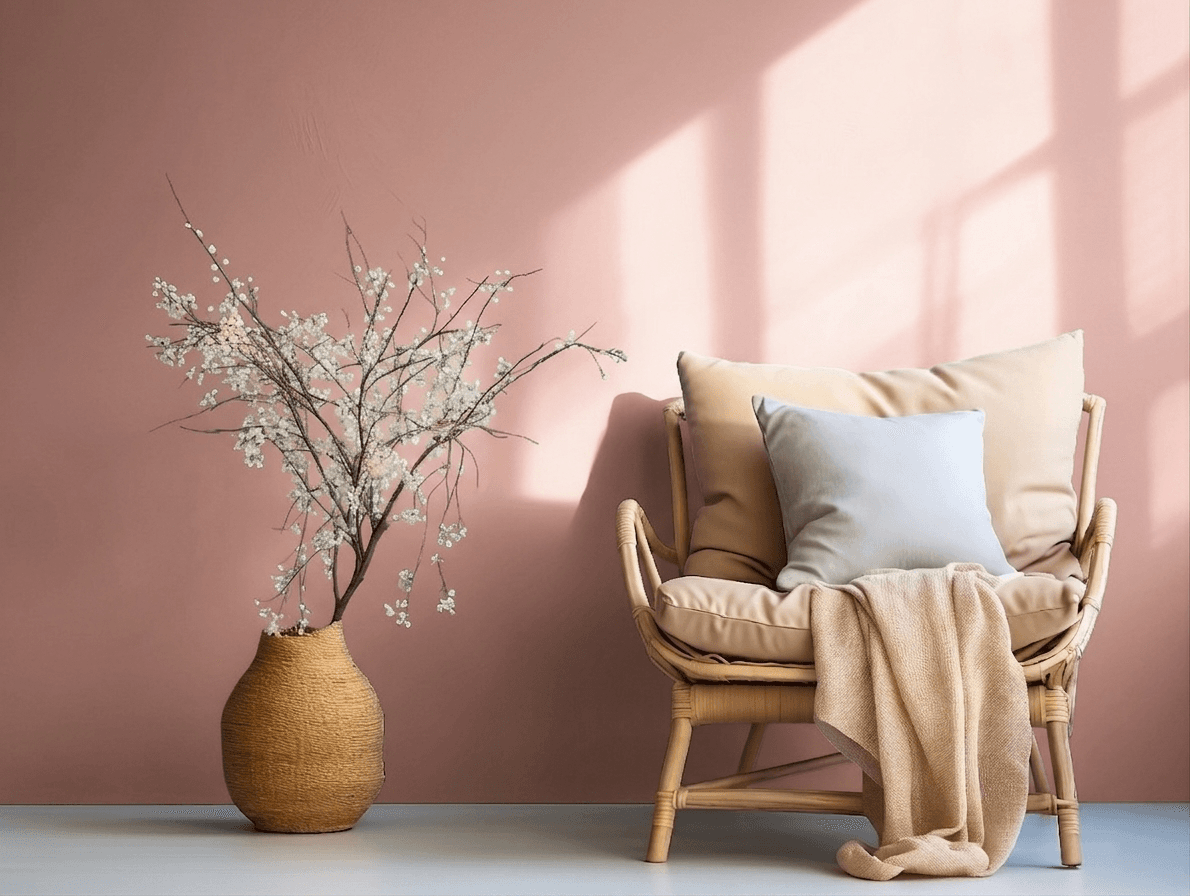 Rose poudré V135-KNDECO - ambiance